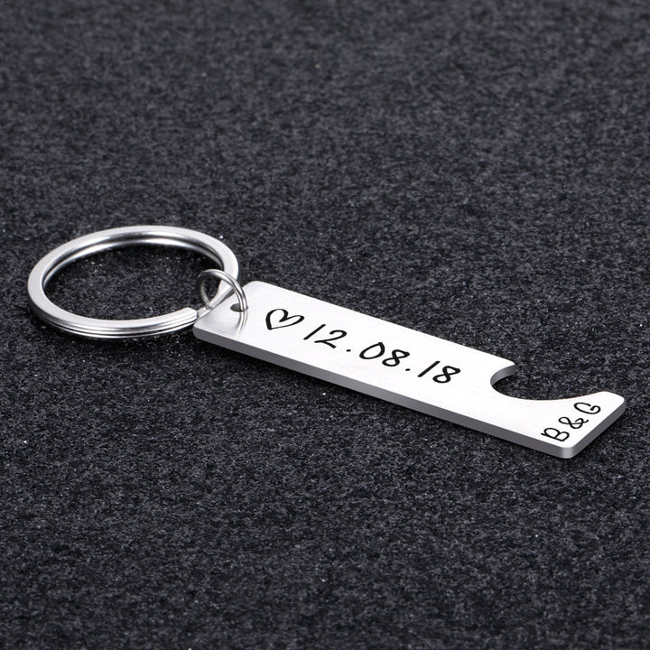 Custom Date Keychain Set