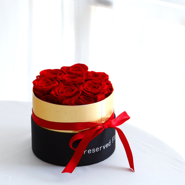 Eternally Preserved Rose Golden Bouquet - GRANDE