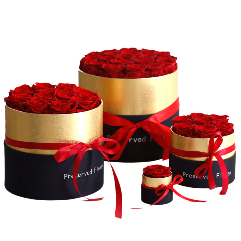 Eternally Preserved Rose Golden Bouquet - MINI