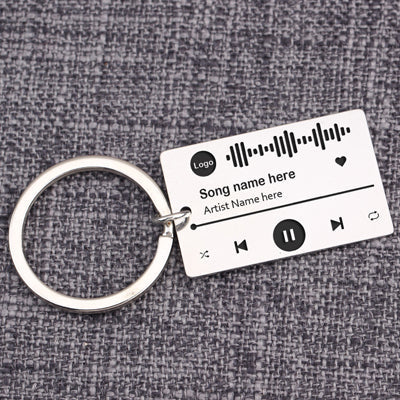 Personalized Spotify Music Keychain